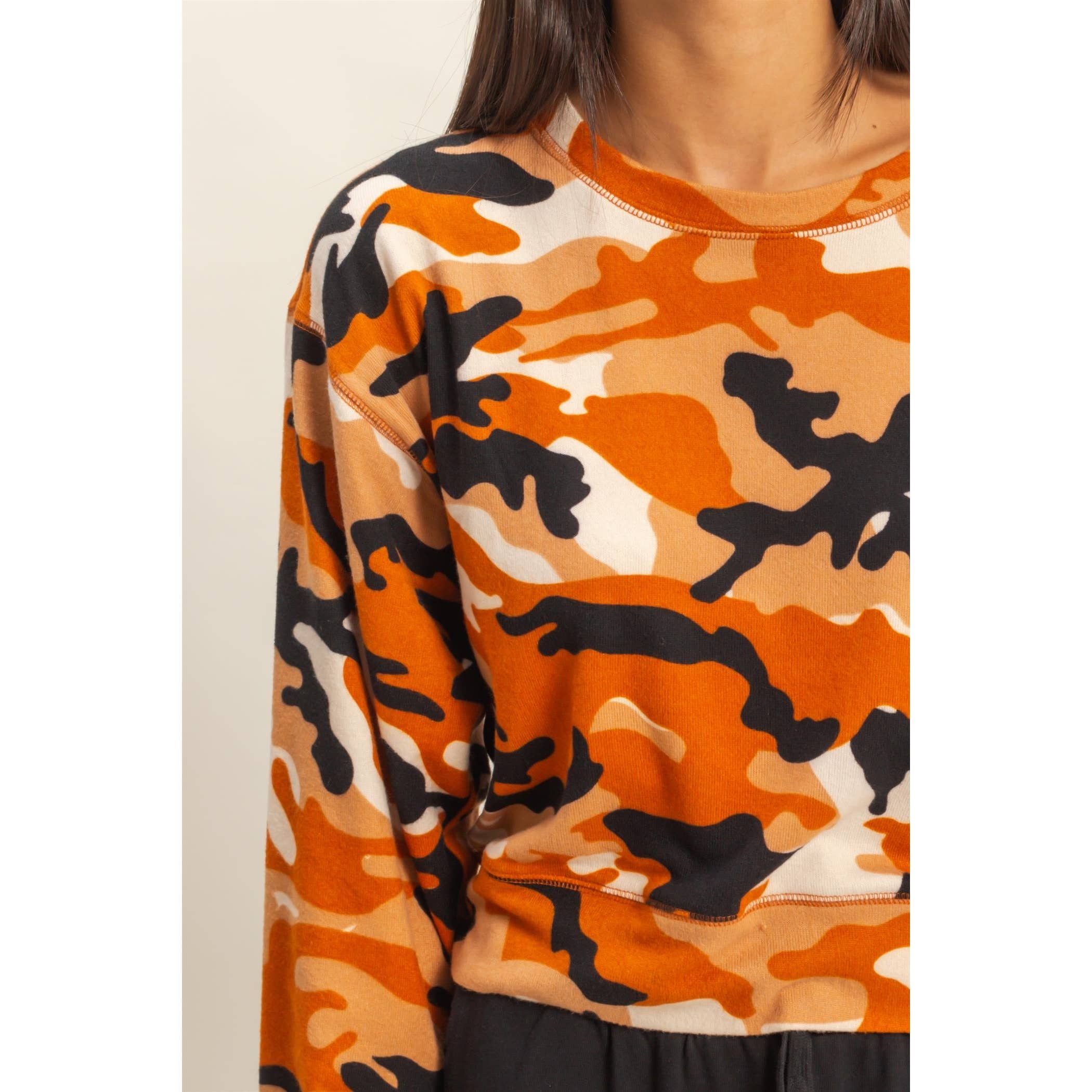 HYFVE - Vendita all'ingrosso Felpa - Donna - Felpa con stampa mimetica10