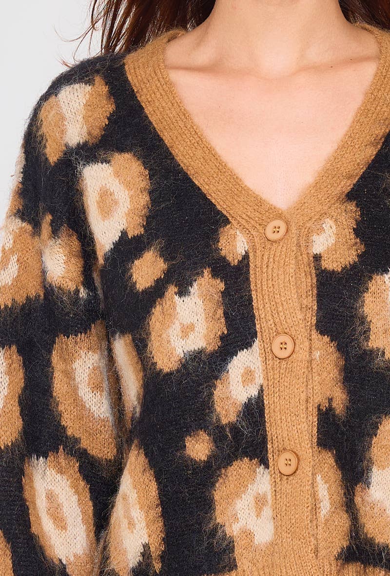 KY CREATION PARIS - Wholesale Cardigan - Women's - Leopard vest11