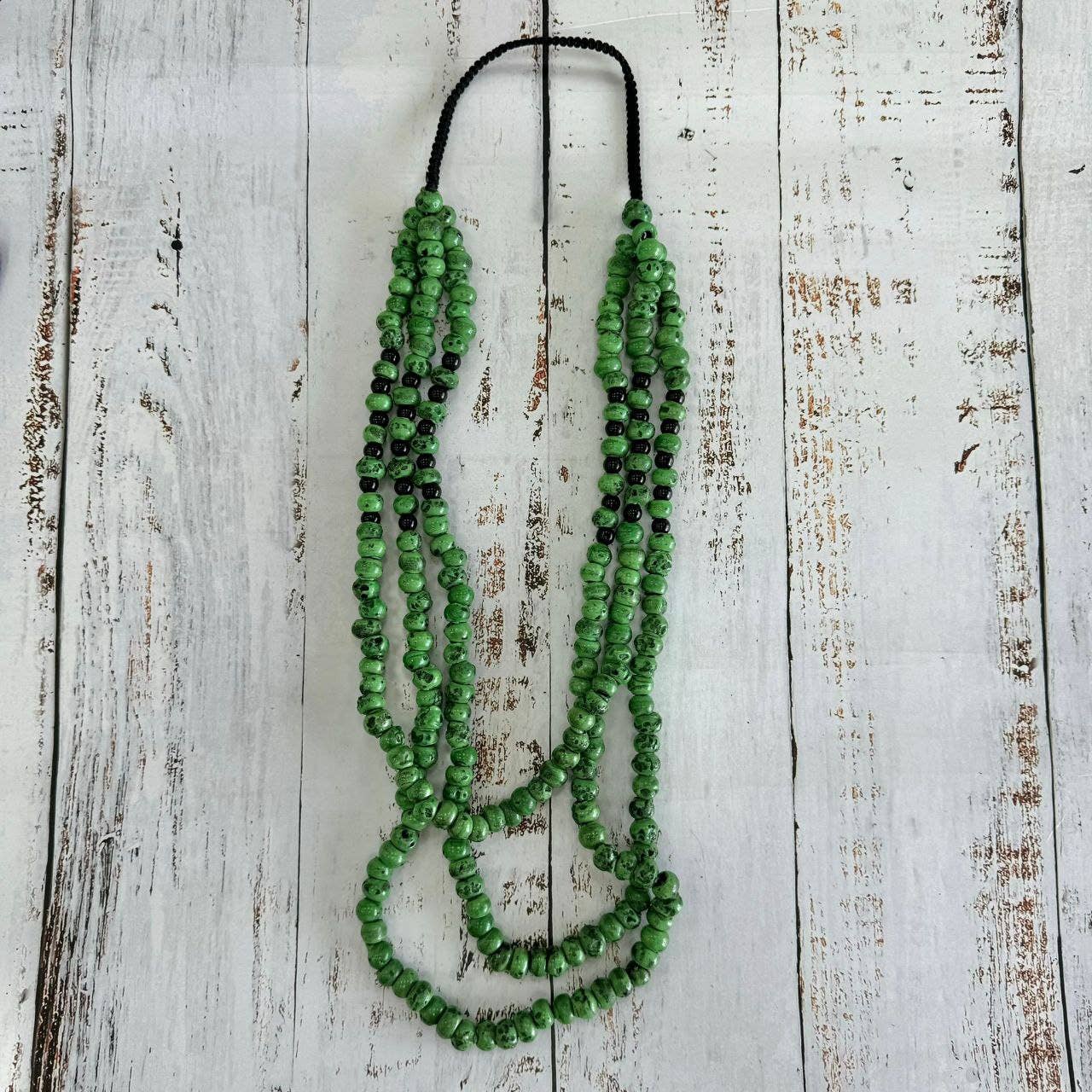 Hecho a mano - Vente Colliers à pendentif - Collier long de perles colorées1