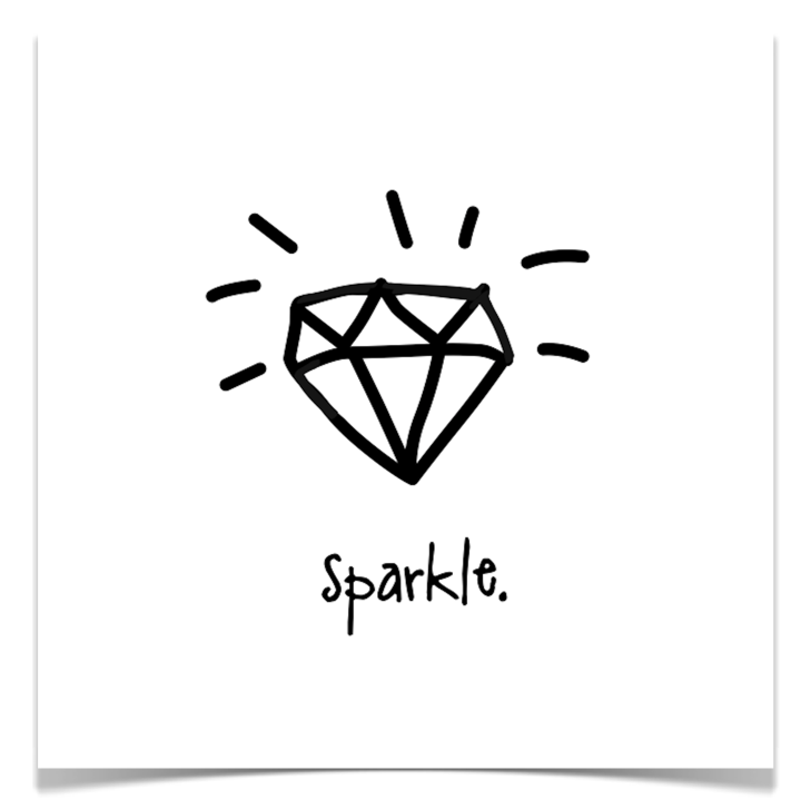 REMOVED BRAND - Wholesale Art Print - Kids & Baby - 8 x 8 Sparkle Print0