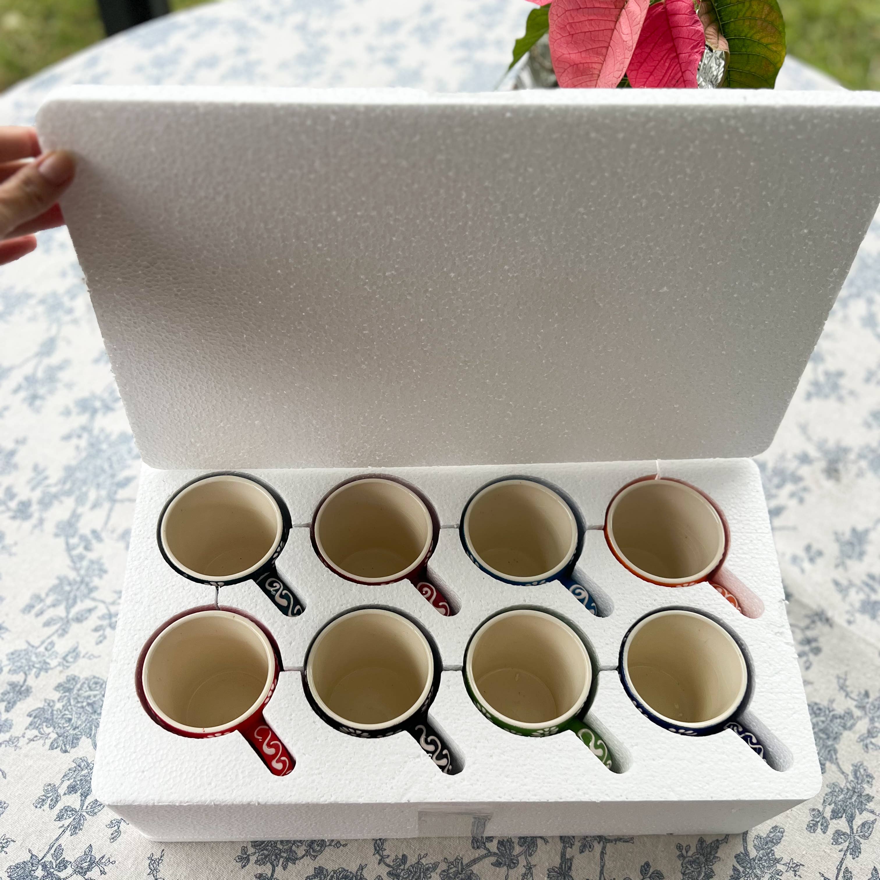 Umays Boho – wholesale Kaffekoppar – Handmålad kaffemugg, keramisk mugg, handgjorda blommiga muggar16