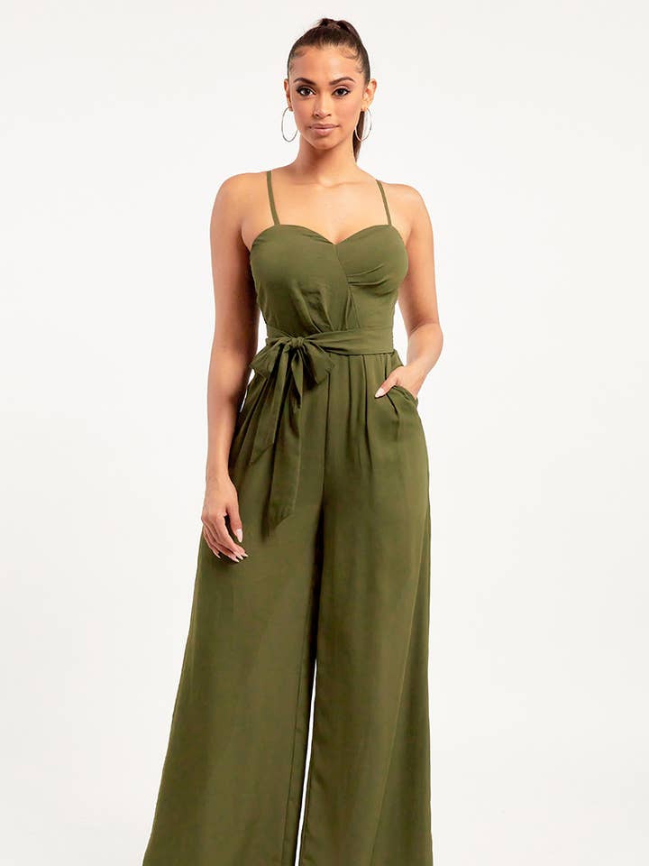 - Jumpsuit med bred midja XT8563 för wholesale av Jour