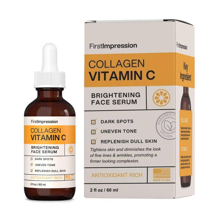 Rensi Beauty - Wholesale Facial Serum/Concentrate - First Impression - Collagen & Vitamin C Serum 2oz0