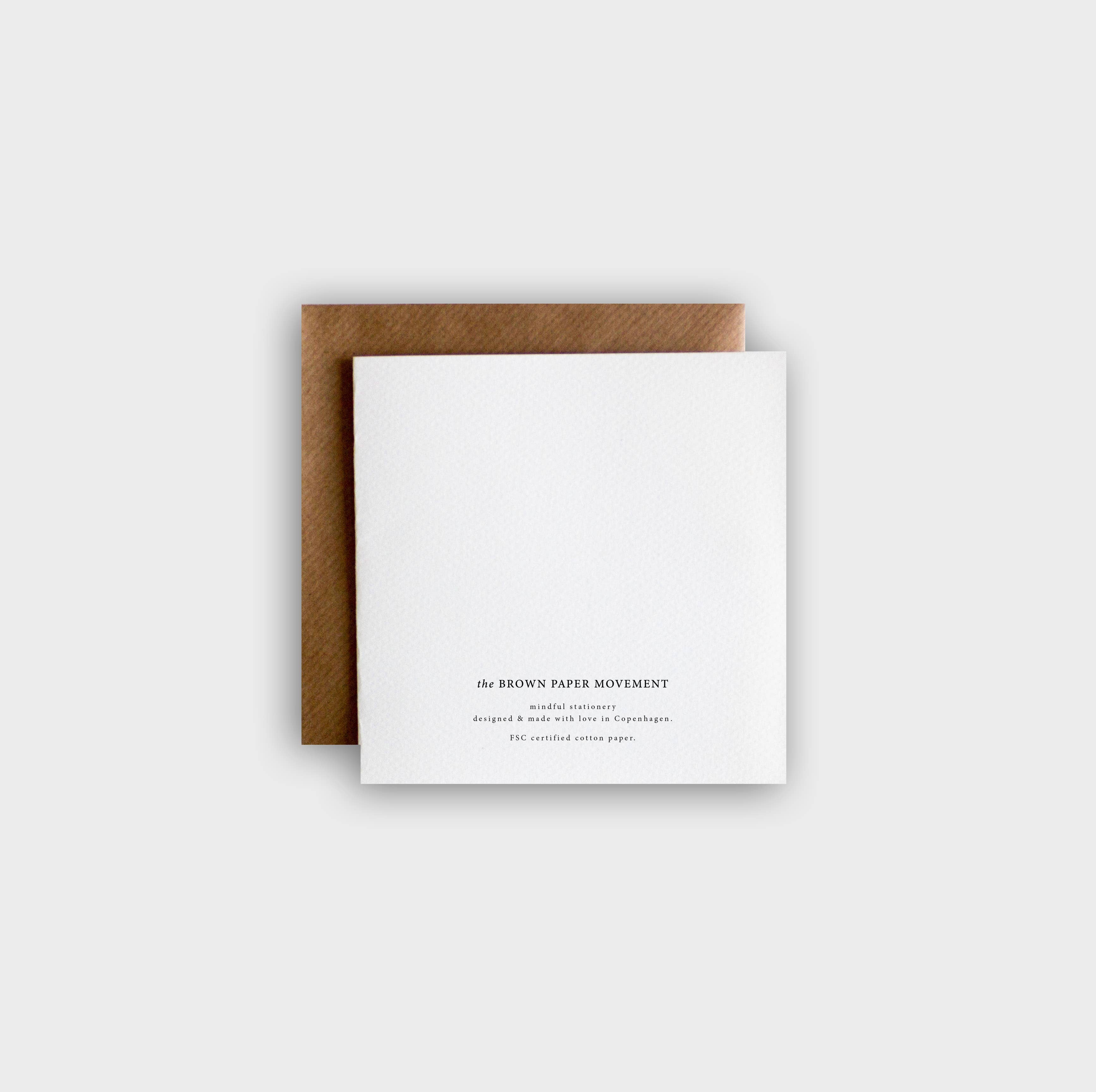 The Brown Paper Movement - Wholesale New Year's card - Card - wishing you a bright & happy new year!1