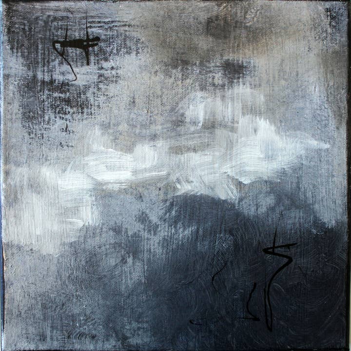 Abstract Modern Art Print Black White Neutral for wholesale by Abstract Art & Prints