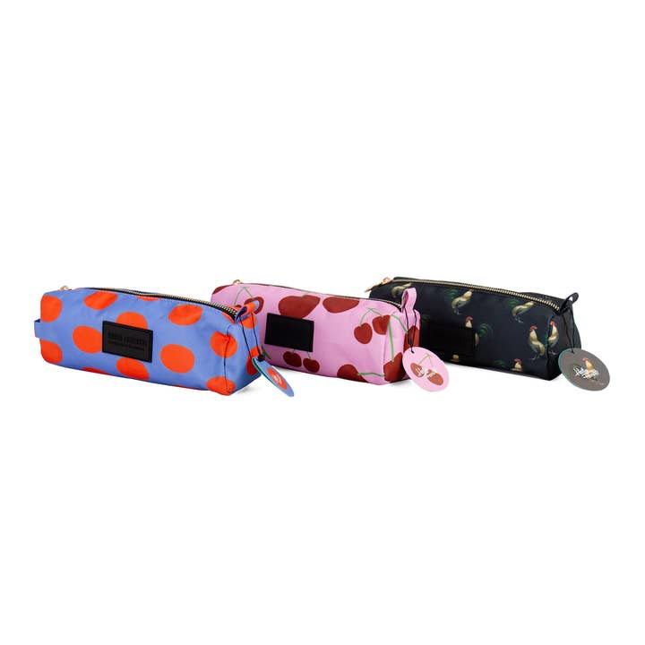 Helio Ferretti Co - Wholesale Pencil Case/Pouch - BLACK KIKIRIKI PENCIL CASE HF3