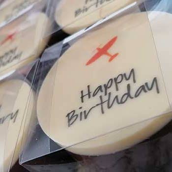 Printed Chocolates Round Smash Box for wholesale by Printed Chocolates ltd