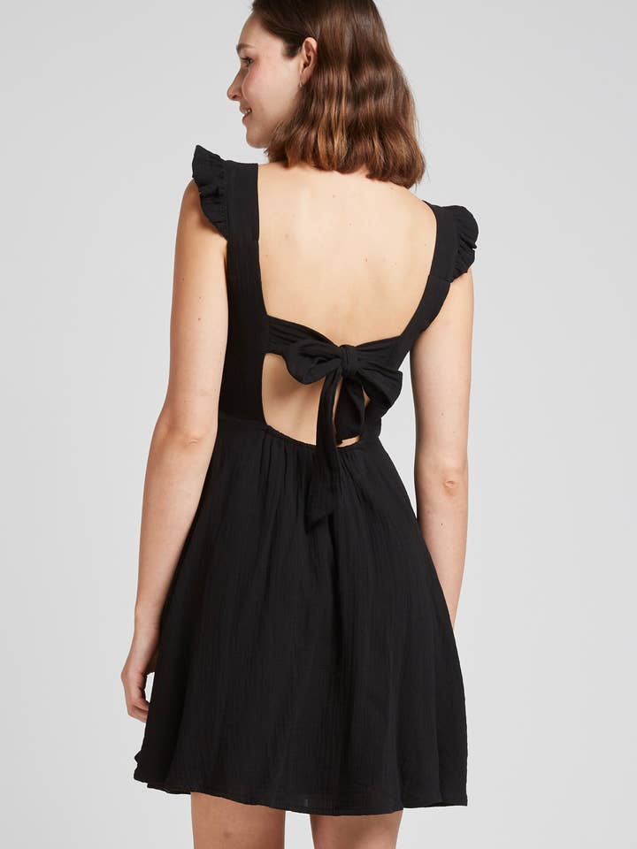 Andy & Lucy - Wholesale Dress - Women's - LILYAN - Ruffled cotton gauze dress5