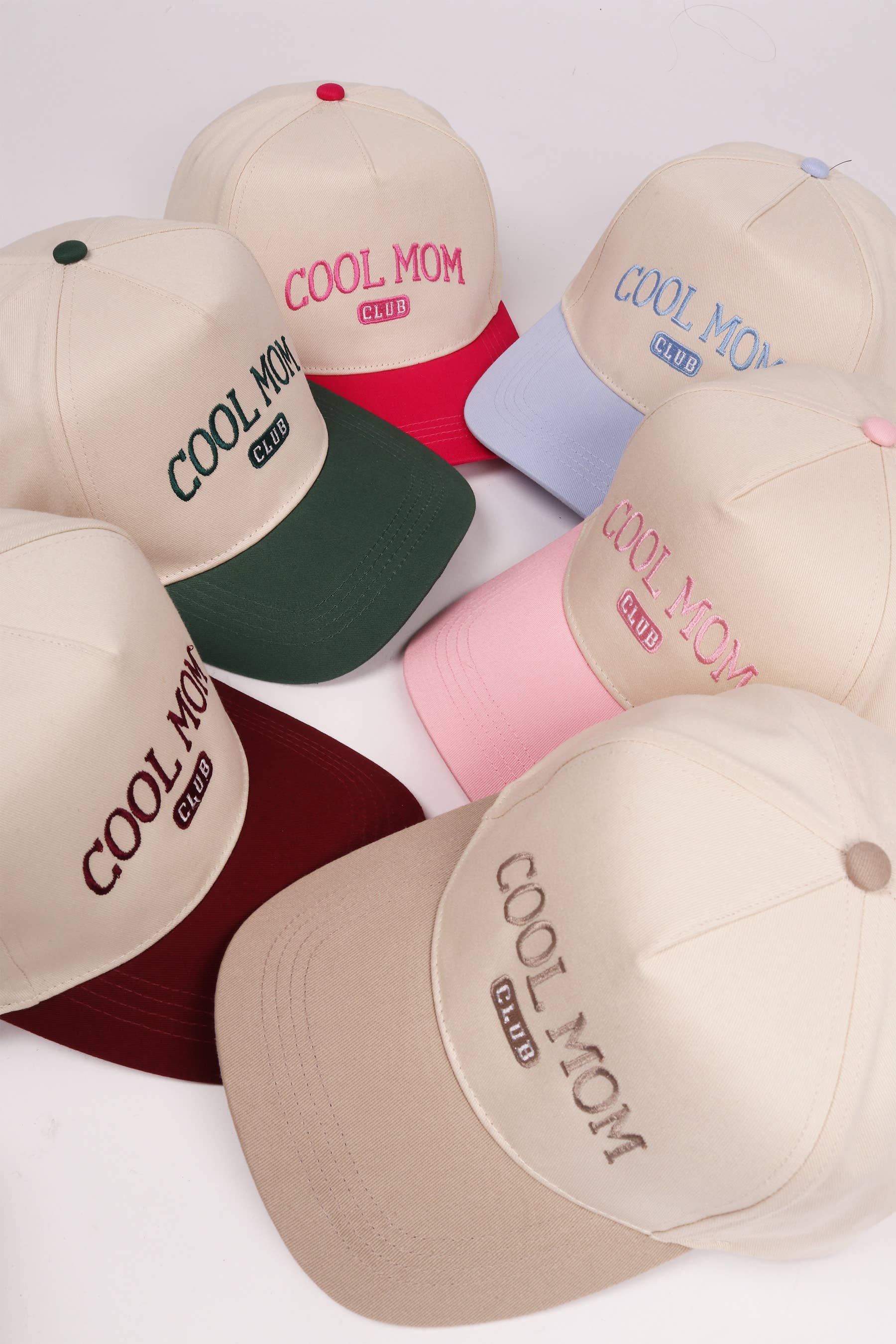 David And Young - Wholesale Baseball Cap - Women's - COOL MOM CLUB embroidery Two Tone Baseball Caps1
