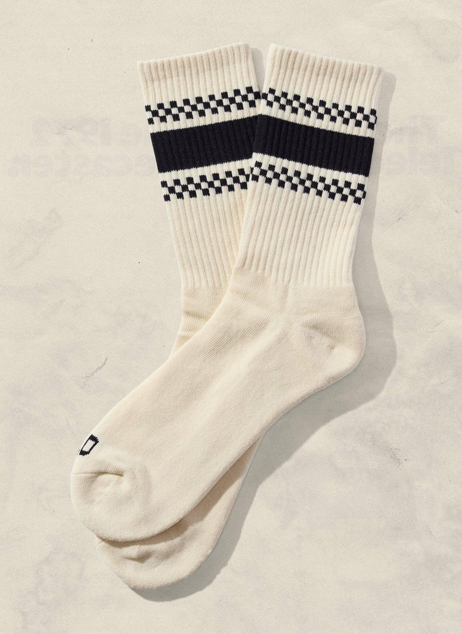 Weld Mfg. - Wholesale Socks - Unisex - Checkerboard Striped Crew Socks6