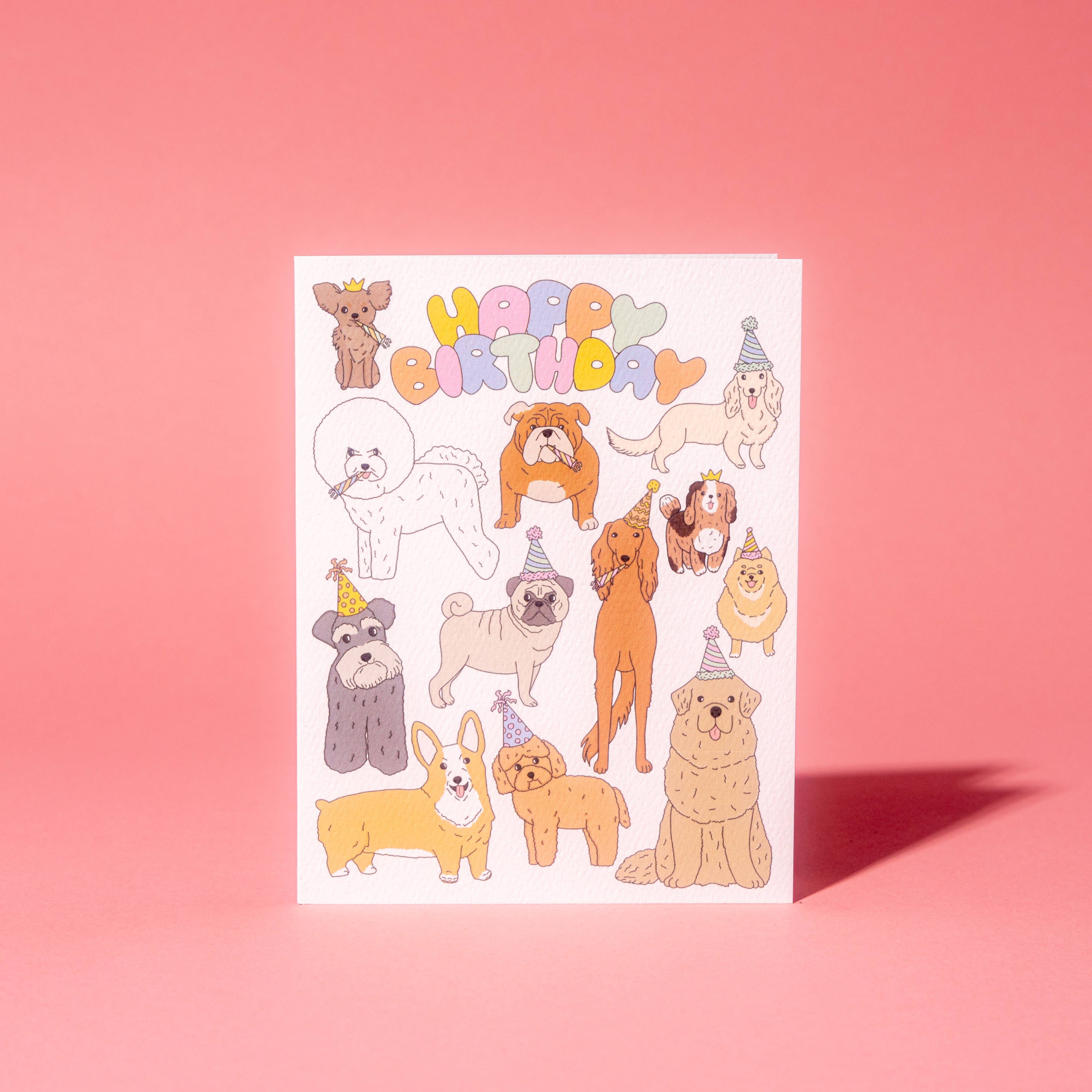 Illustrating Amy - Vente Cartes d'anniversaire - Carte d'anniversaire pour chiens2