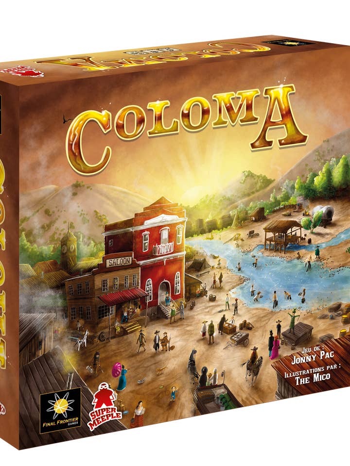 Coloma - Versão francesa - Jogo de tabuleiro por atacado de Super Meeple