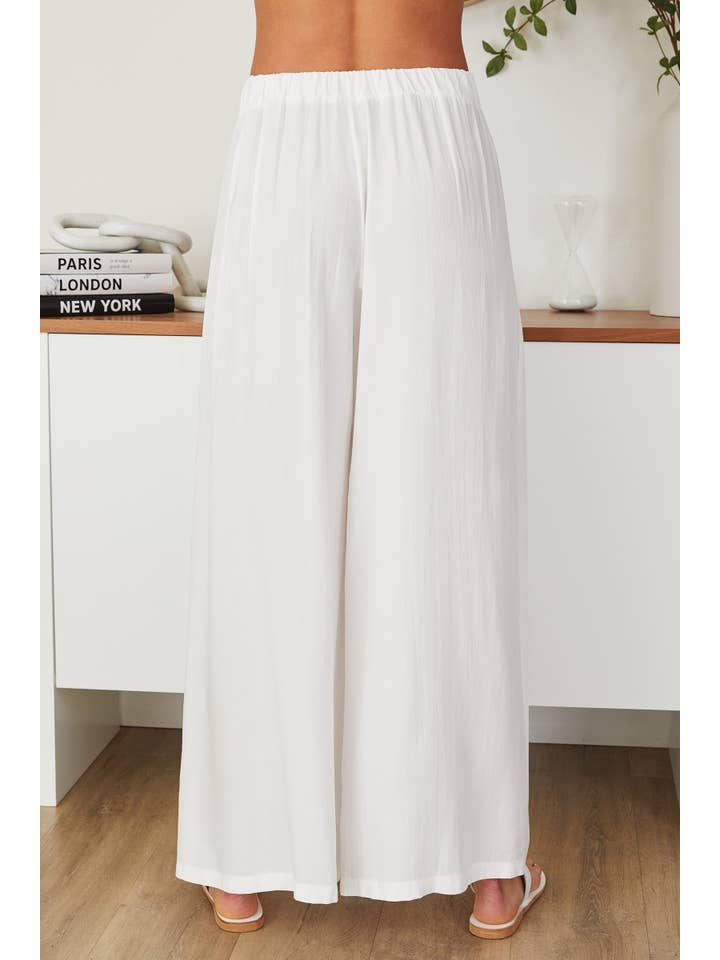 MILIO MILANO - Wholesale Pants - Women's - ELASTIC WAIST WIDE LEG PANT (824140)2