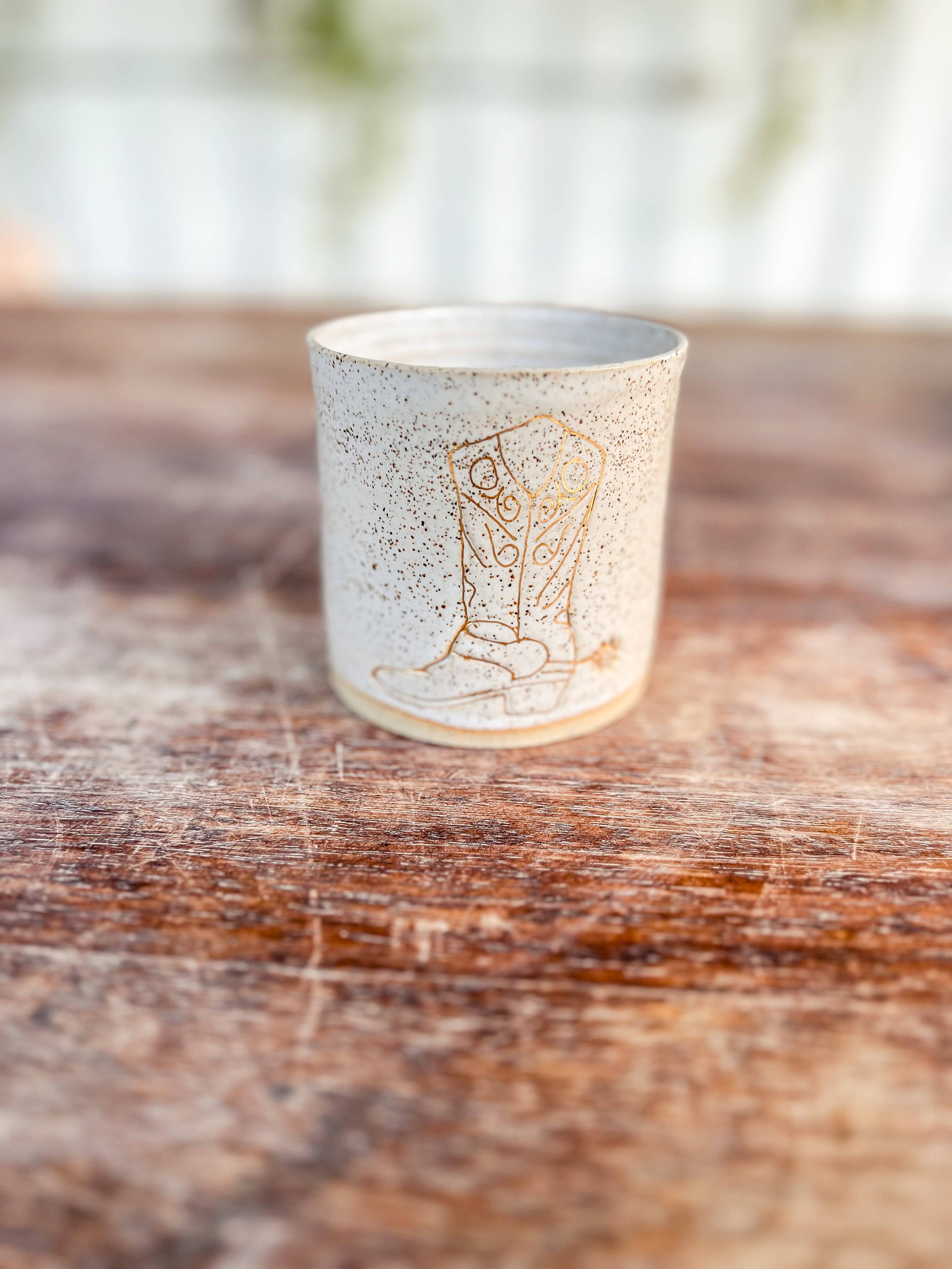 Wolf and Clay Pty Ltd - Wholesale Coffee mug - Ceramic mug  - cowgirl / boy  boot mug1