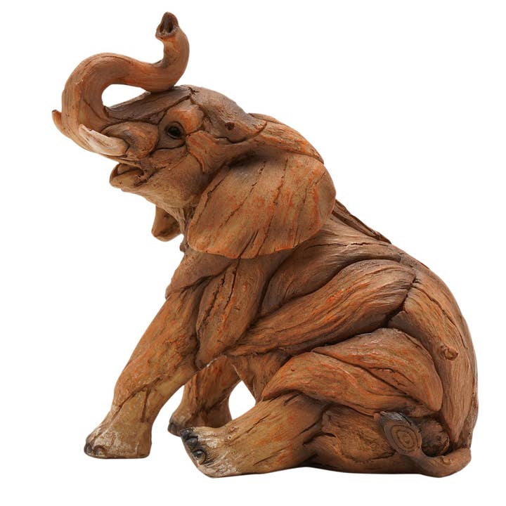 Naturecraft 6" Sitting Elephant for wholesale by WIDDOP and Co.