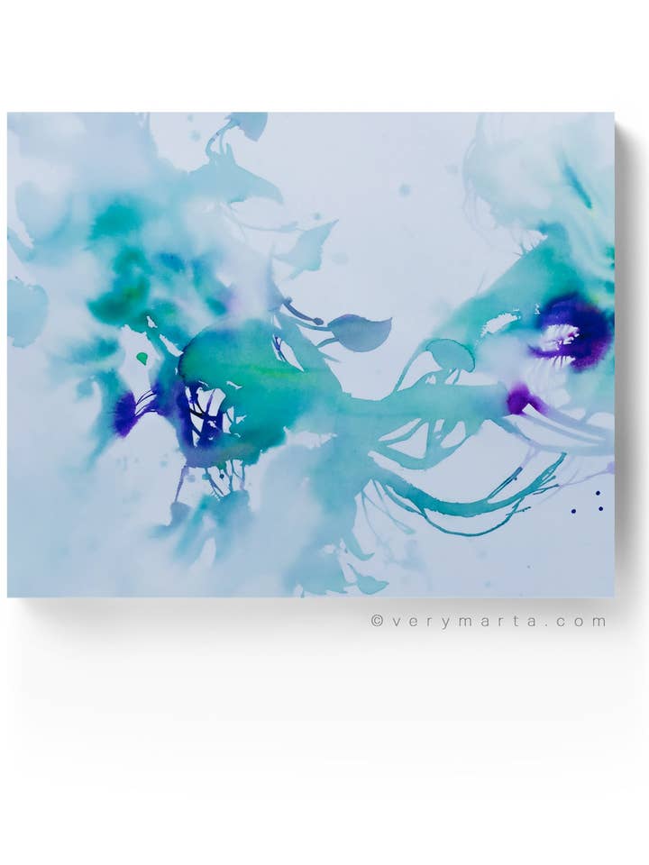 Stampe d'Arte Botanica da Parete Astratte Flora Pianta Acquerello Carta & Tela | Bloosh per la vendita all'ingrosso da parte di Marta Spendowska