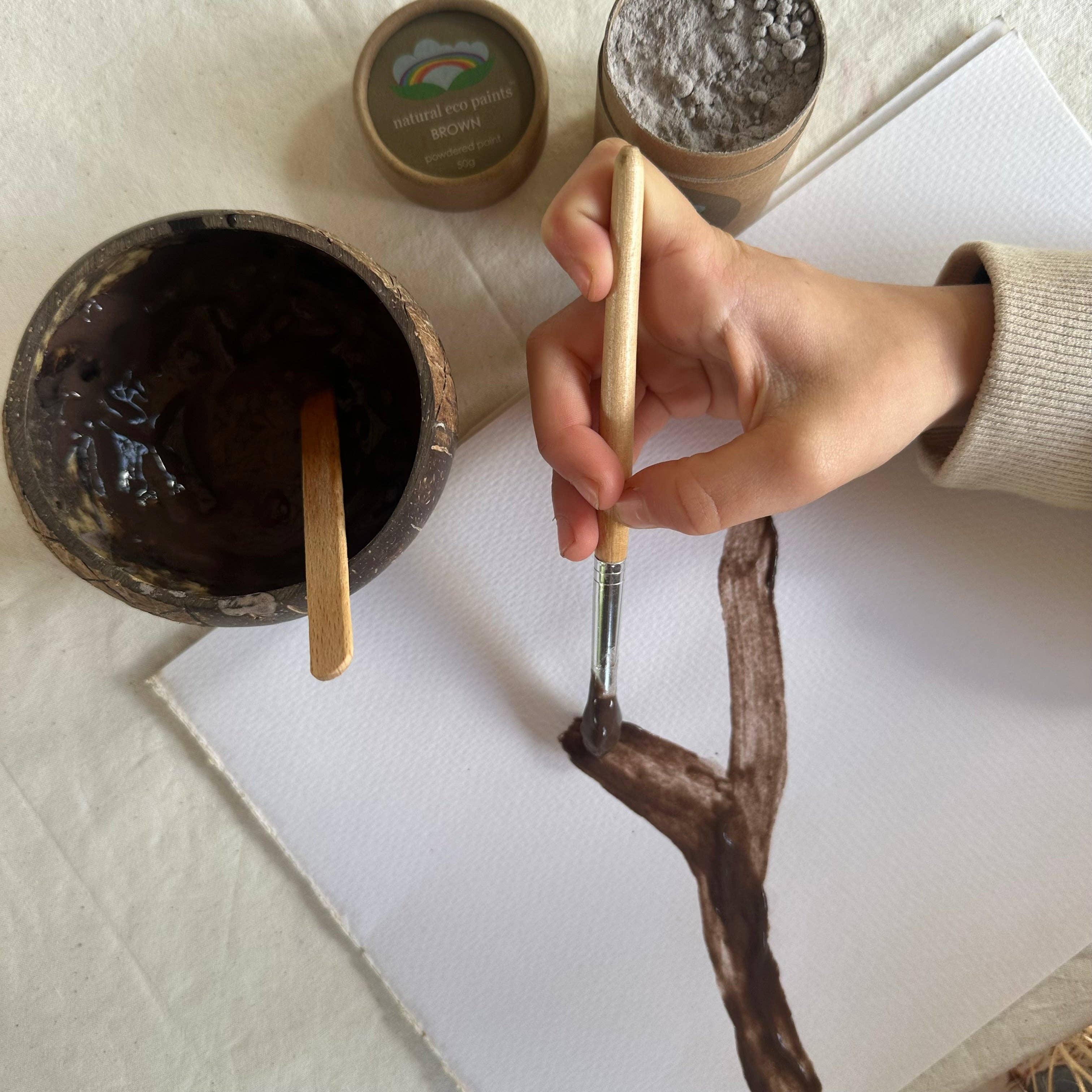 Eco Art and Craft - Wholesale Paint set - Brown Eco Paint2