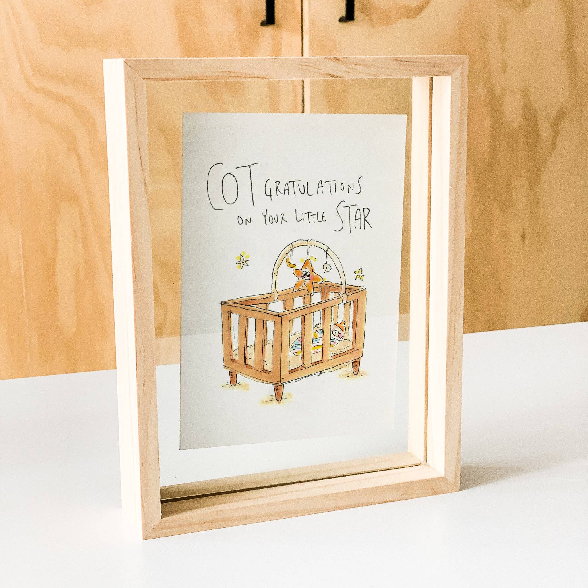 Well Drawn - Wholesale Baby Card - CoTgratulations on Your Little Star4