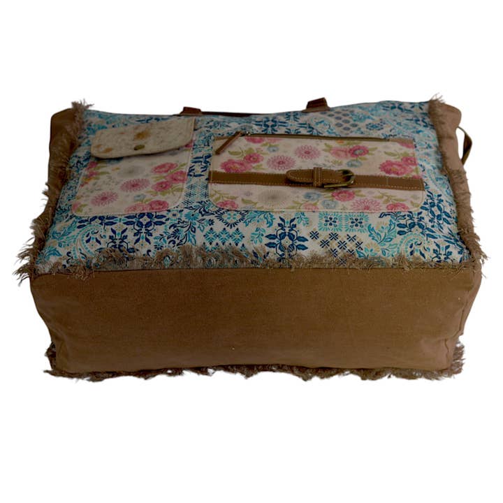 Hopofly Bags - Wholesale Weekender Bag - Women's - Canvas & Leather BagMulti Weekender Bag7