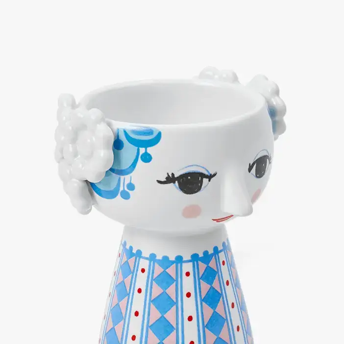 Danish Design Collective - Wholesale Candle Holder - Bjørn Wiinblad - Eva - 3.7" Ceramic 3D Candle Holder2