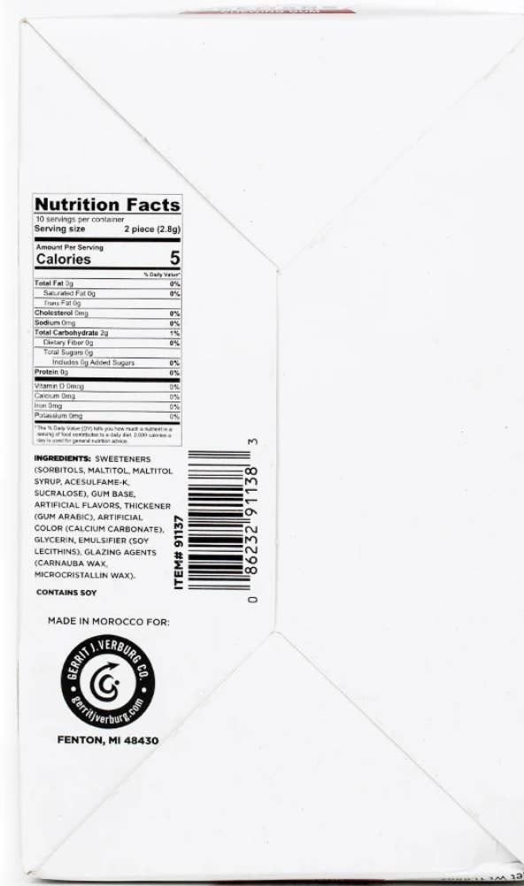 O'Shea's Candies Sweet Shop - Wholesale Chewing Gum - Nostalgic SUGARFREE 🎙️ “BEEMANS” Retro Packaging 12CT


3