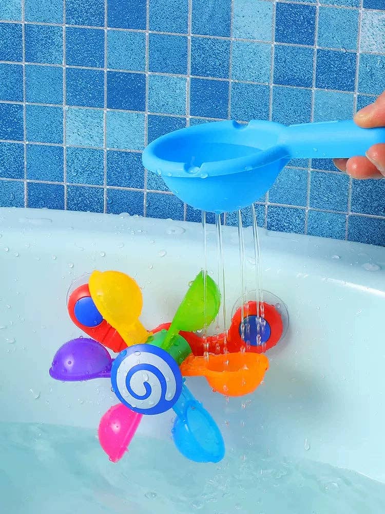 Toyarina - Wholesale Bath Toy - Baby - Baby Windmill Rotary Table Bath Toy- Assorted0