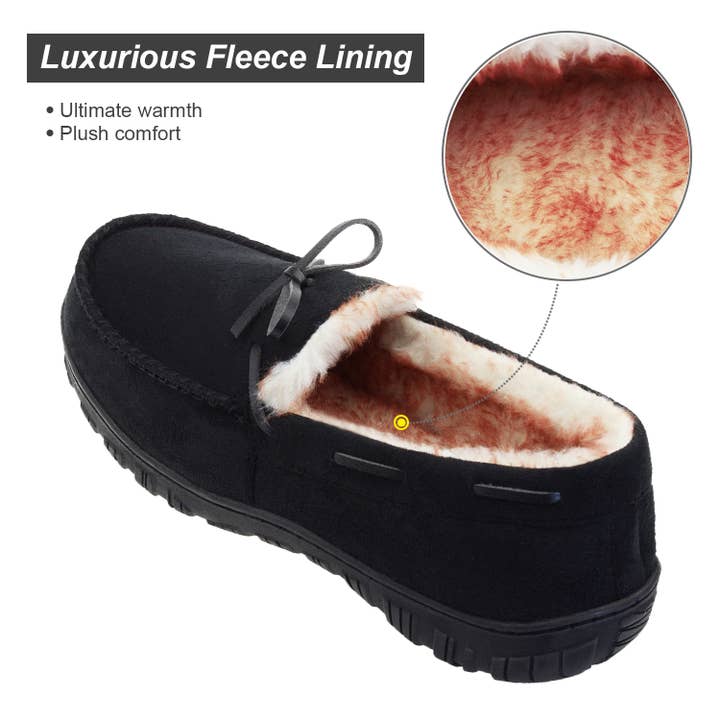 LULEX - Vente Chaussons – homme - Mens Pantoufles Mocassins pour Homme
