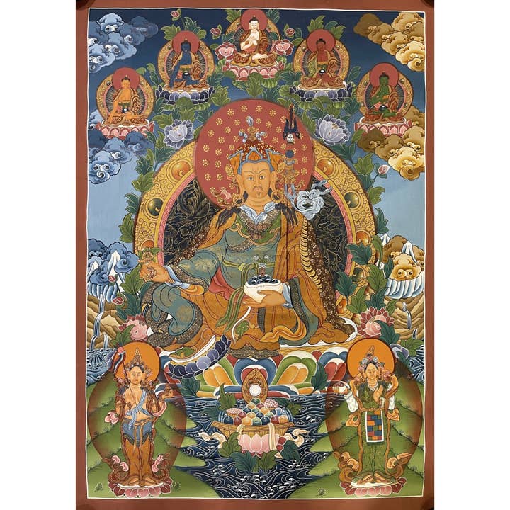 Guru Rinpoche Padmasambhava Thangka för wholesale av Art Of Tibet