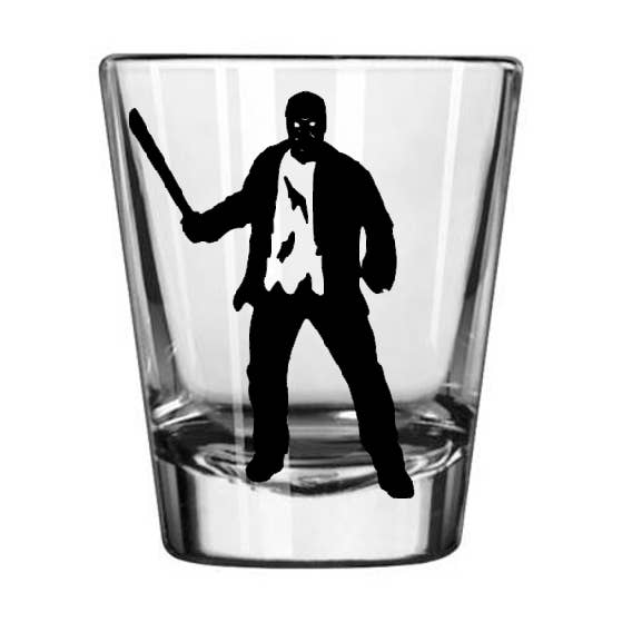 Jason Vorhees Friday the 13th Shot Glass Barware Horror Halloween Metaphysical for wholesale by Witchcrafted in MI