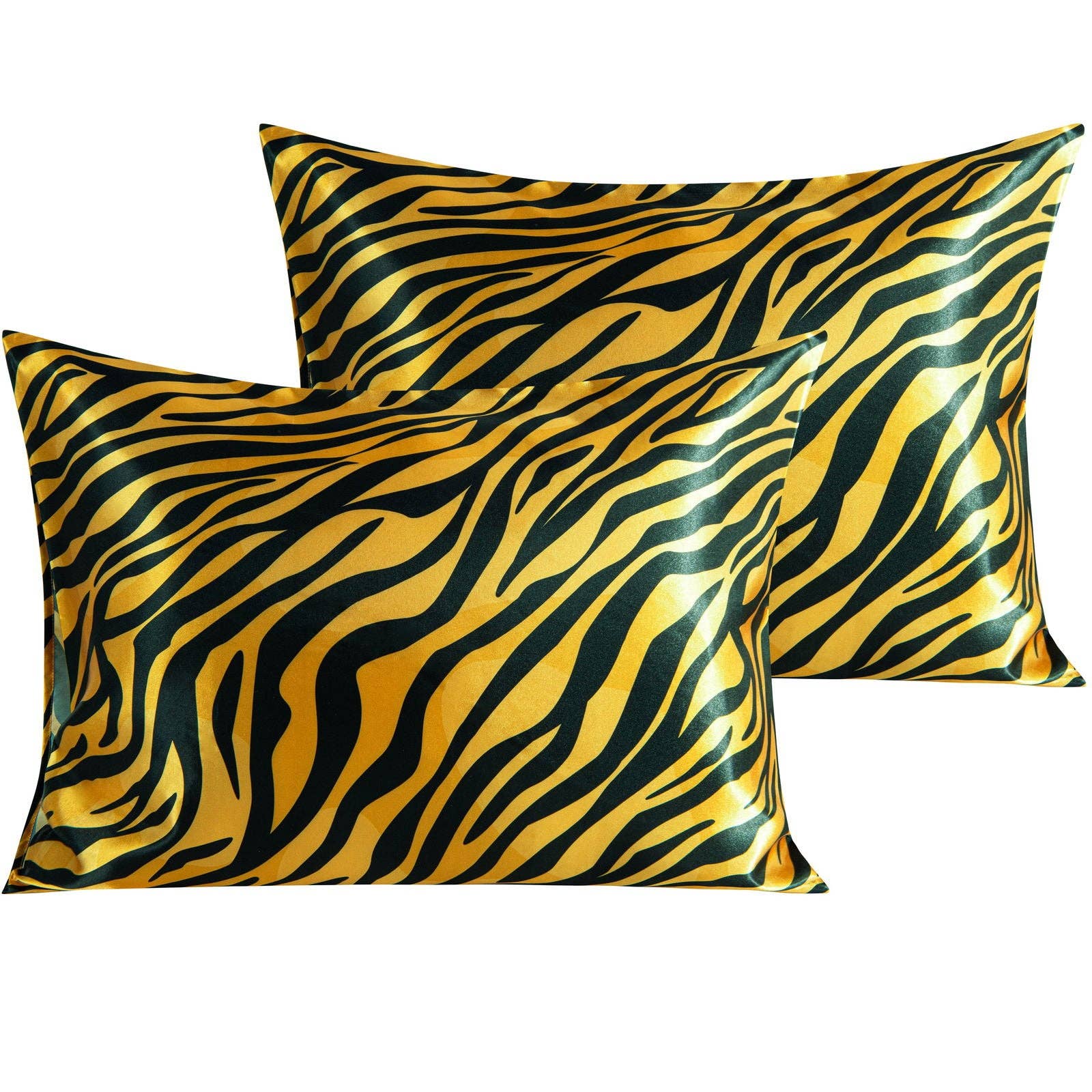 Bay & Loom - Wholesale Bedding Pillowcase/Sham - 2 Pack Silk Satin Pillowcases with Envelope Closure10