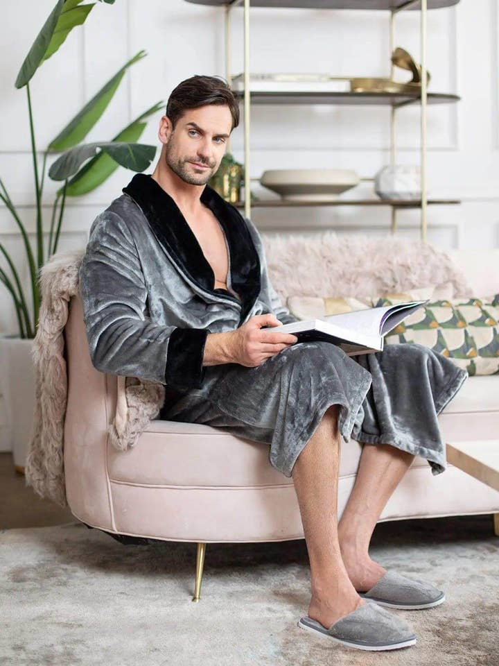 Lotus Linen - Wholesale Robe - Men's - Cozy Mens Plush Robes – Built for Comfort, Designed to Last26
