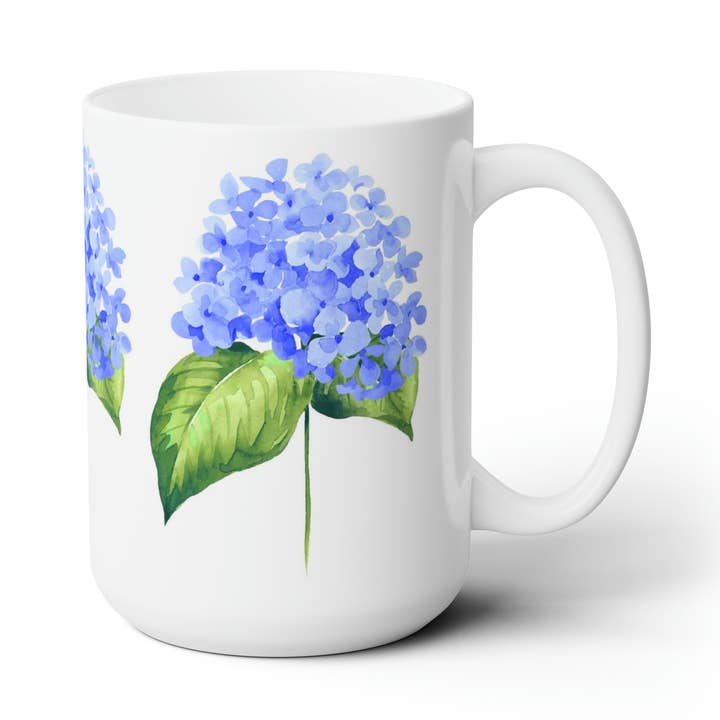 Heavenly Hydrangea keramisk mugg för wholesale av J. Fox