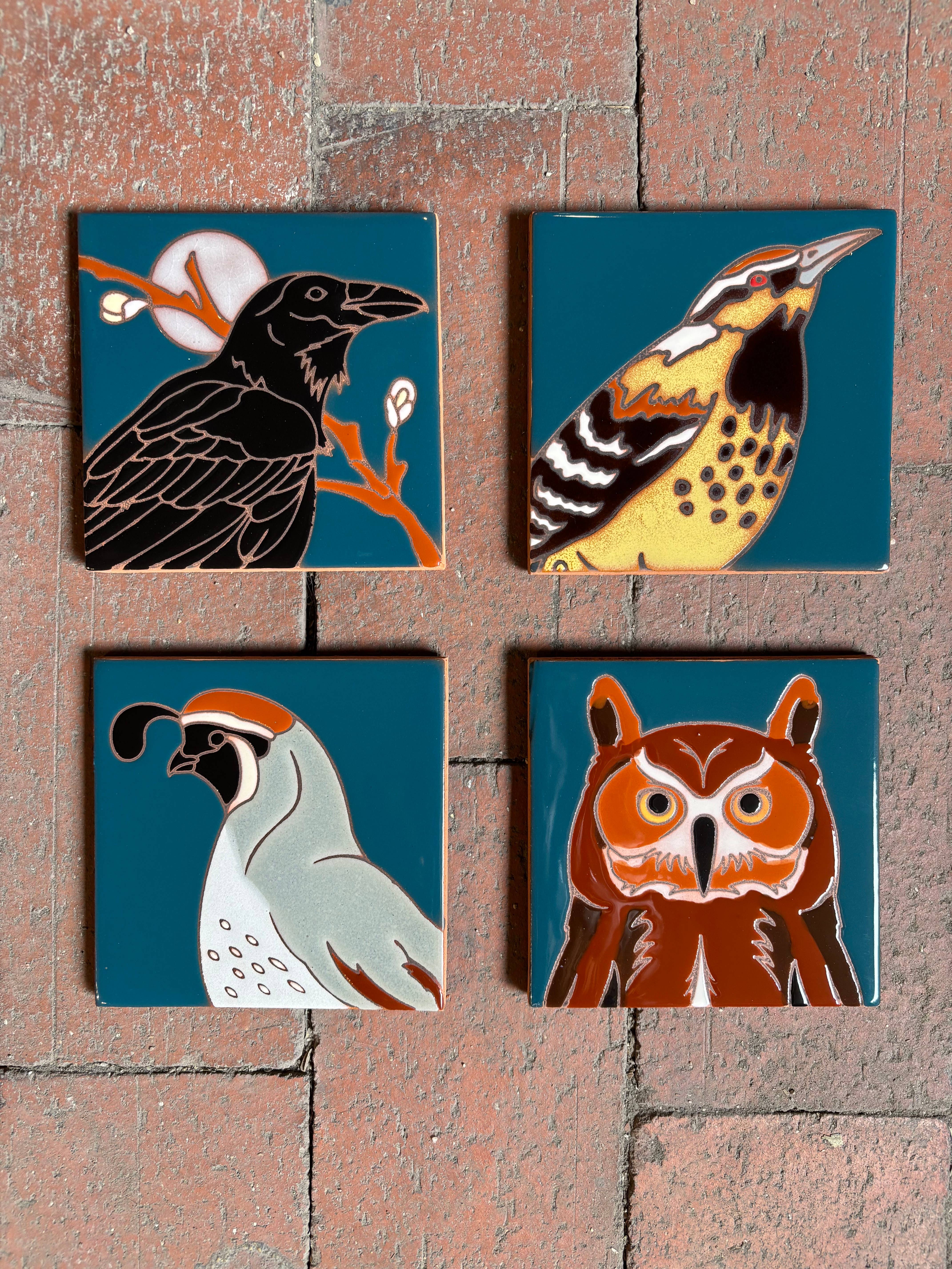 Carly Quinn Designs - Wholesale Coasters - Southwest Bird Coaster (Single) – Choose from 4 Designs 3