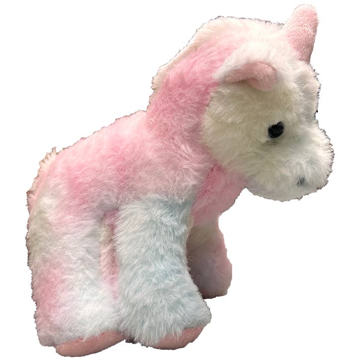 Texas Toy Distribution - Wholesale Stuffed/Plush Toy - Kids & Baby - Multicolor Pastel Unicorn 7" Tall Plush Stuffed Animal2