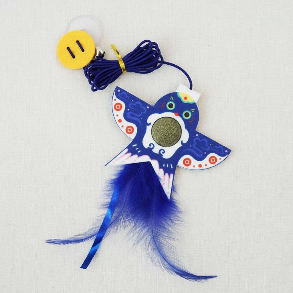 kapeit - Wholesale Pet Toy - Cat/Dog - Interactive Cat Teaser Wand with Colorful Feathers6