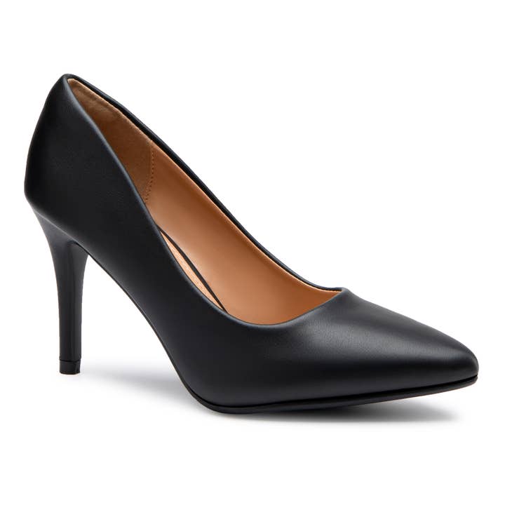 3.5" High Heel Dress Pump Pointed Toe Shoe for wholesale by Trary