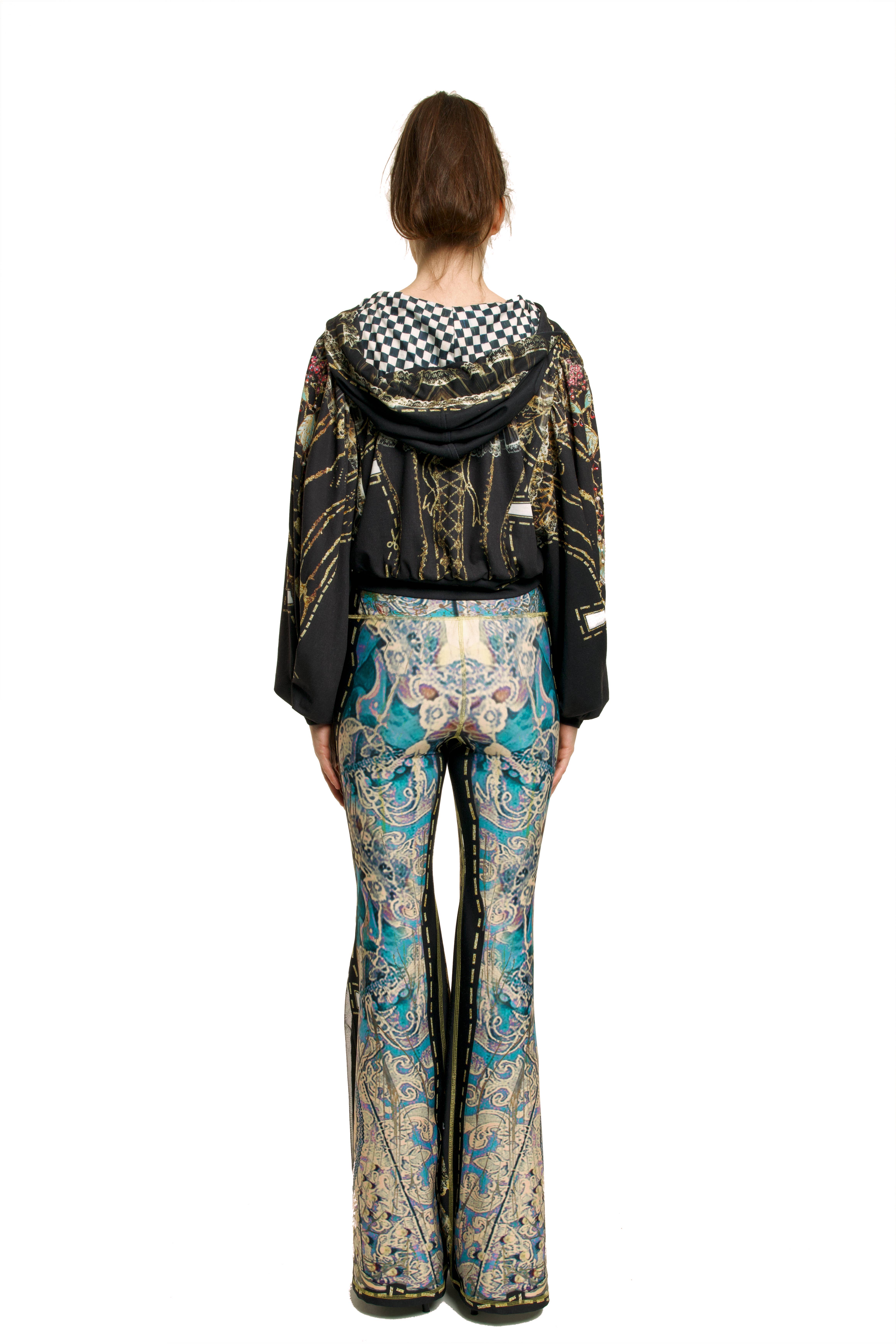 Multi color Black Hoodie Puff - Paper Dolls for wholesale on Faire7