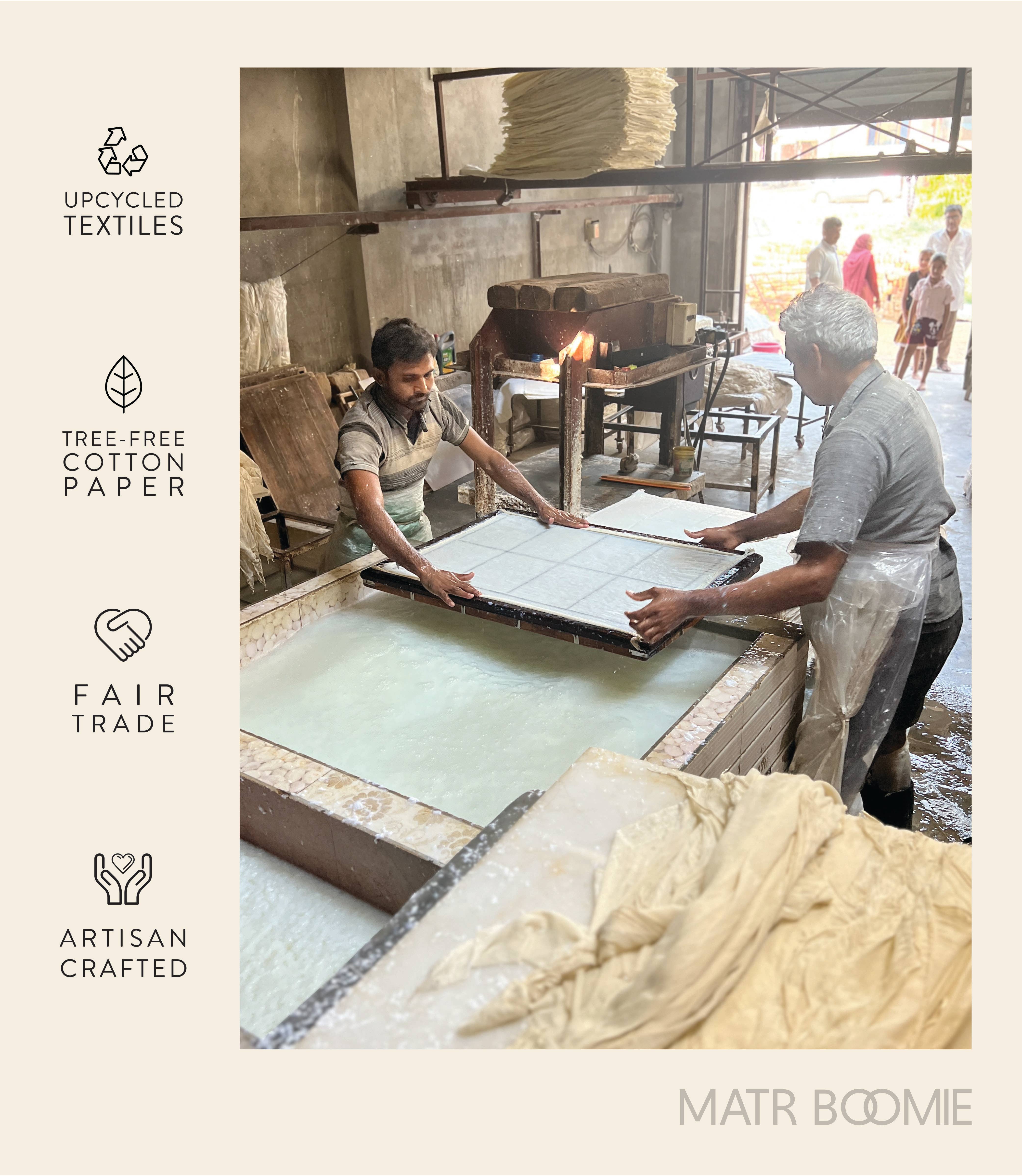 Matr Boomie Fair Trade - Vente Rouleau de papier cadeau - Emballage cadeau en vrac de 15 feuilles - Assortiment écologique1