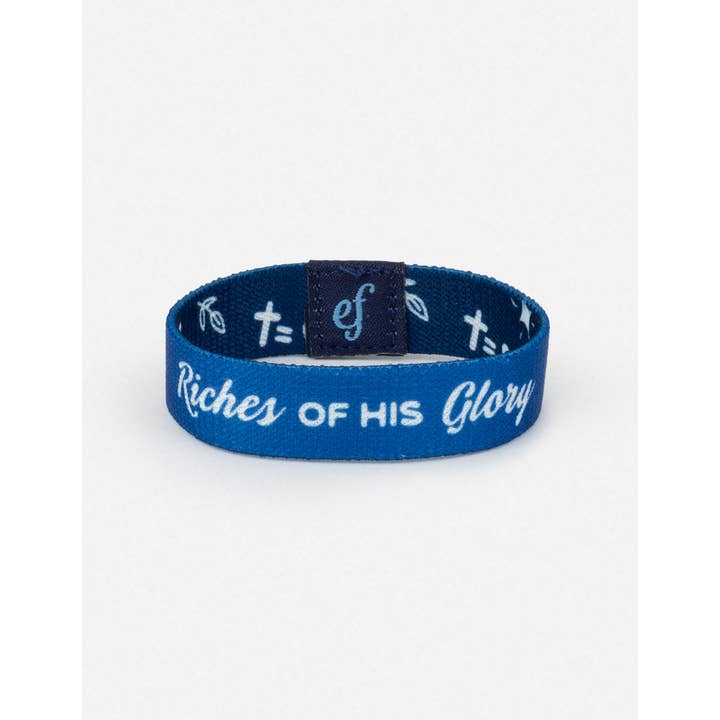 Elevated Faith - Wholesale Wristband - Riches of His Glory Reversible Wristband