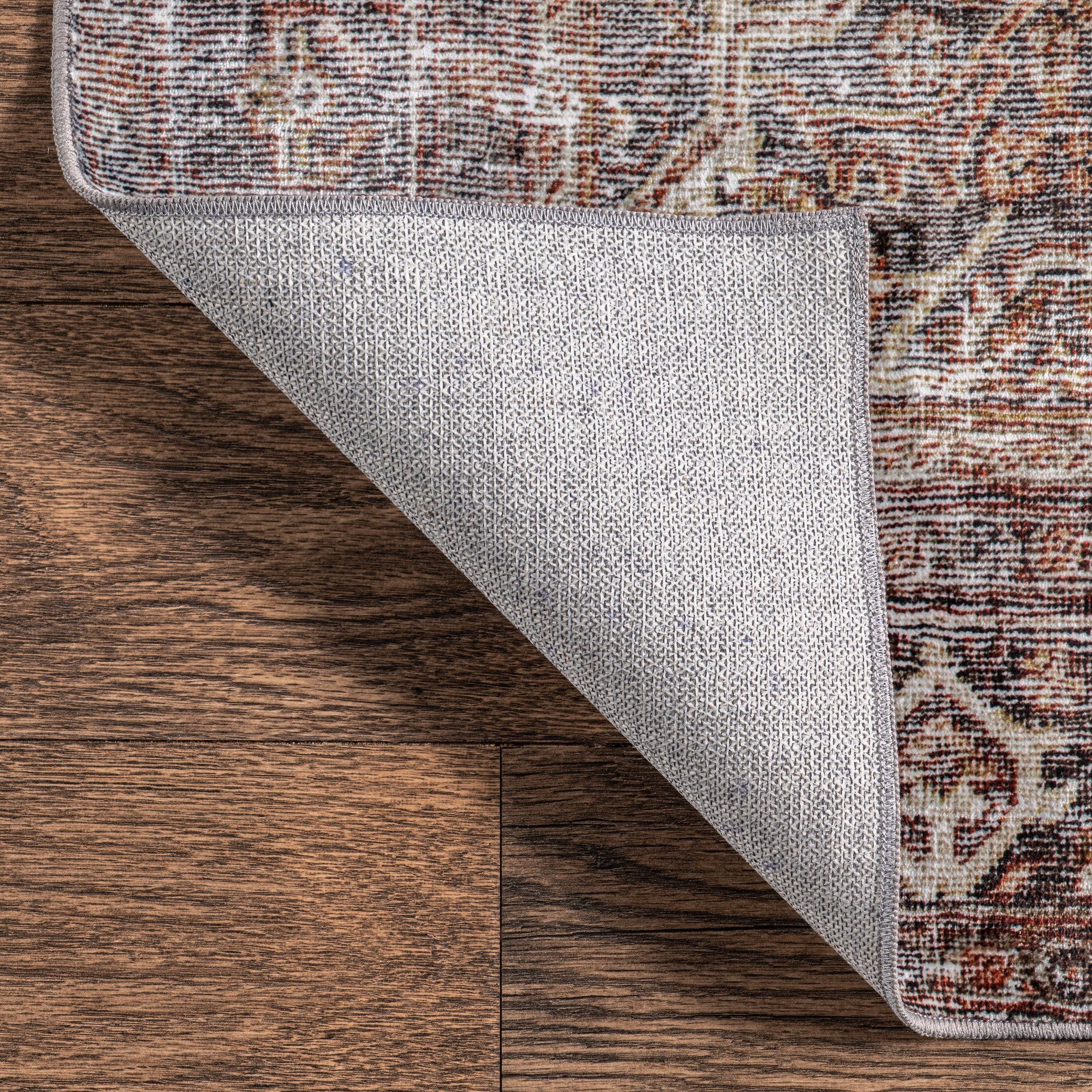 Multicolor Zofia Vintage Persian Machine Washable Area Rug for wholesale on Faire5