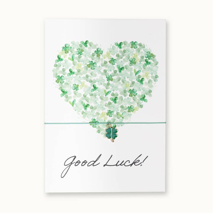 Armband-Karte: Good Luck! for wholesale by by Vivi. e. K.
