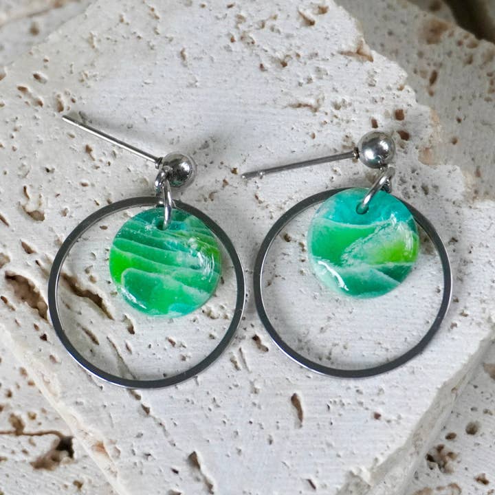 Precious Stud Hoop for wholesale by Aether & Nox