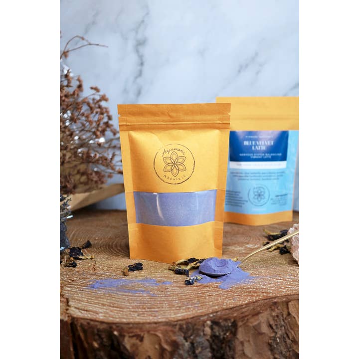 Ayamani Naturals - Wholesale Protein/Superfood Powder - BLUE VELVET LATTE | Blue Butterfly Pea Blend Latte4