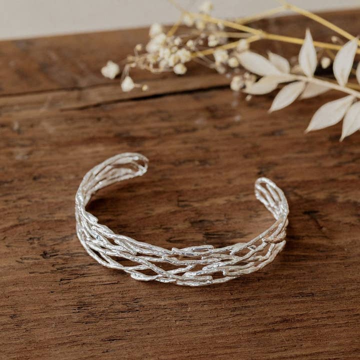 twig cuff for wholesale by Wild Abandon Jewelry