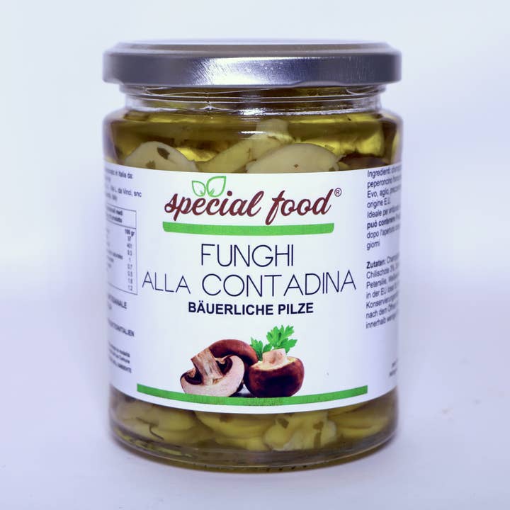 PEASANT STYLE CHAMPIGNON MUSHROOMS GR 280 for wholesale by SPECIAL FOOD SRL.