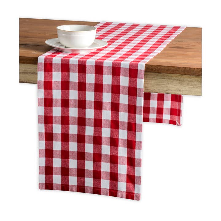 MDH - Yarn Dyed Checks - Wholesale Table Runner - Table Runner - Single Layer - Samba Rosmalen