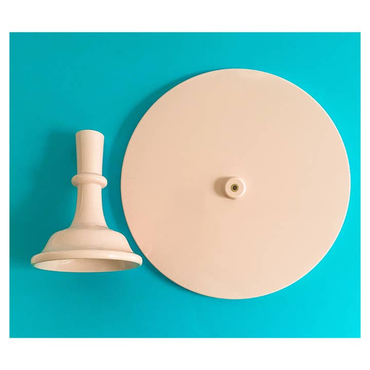 Sprinkles & Confetti Party Supplies - Wholesale Cake Stand - Light Pink Melamine Cake Stand | Cupcake Stand