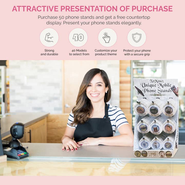 NoMonet - Wholesale Phone/tablet stand - Mobile Phone Stand Calf Roping at Rodeo7