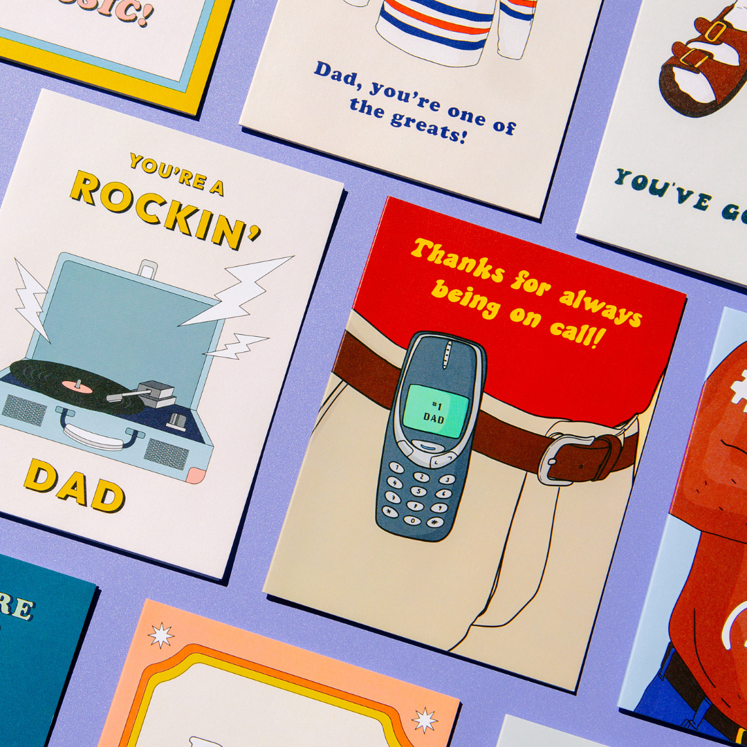 Party Mountain Paper co. - Wholesale Father's Day Card - Dad On Call | Father's Day Card3