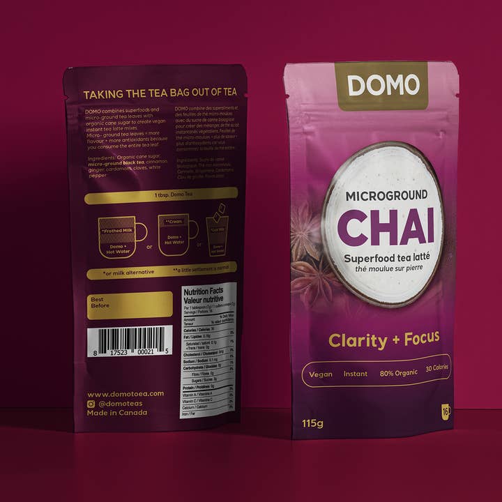 DOMO Authentic Chai | Micro-ground Tea (115g) for wholesale by Domo Tea